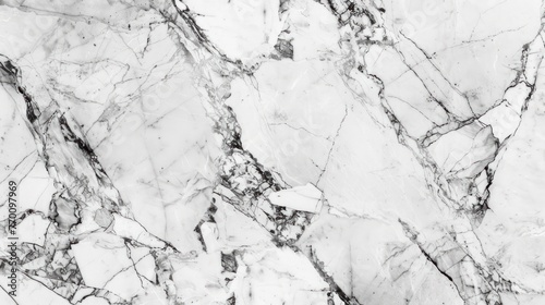 White marble stone pattern texture background. AI generated image