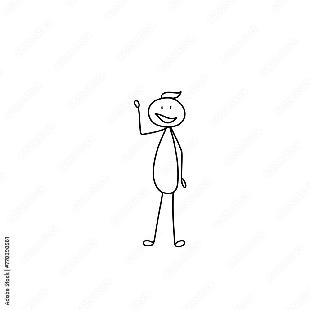 Stick man doodle Stick man doodle