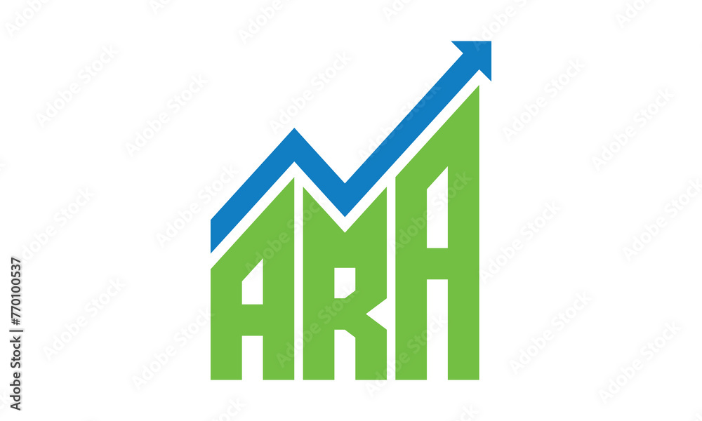 ARA financial logo design vector template. ARA financial logo design vector template.