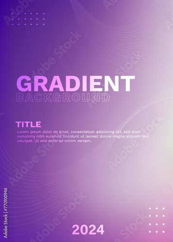 Royal Purple Gradient Background Illustration