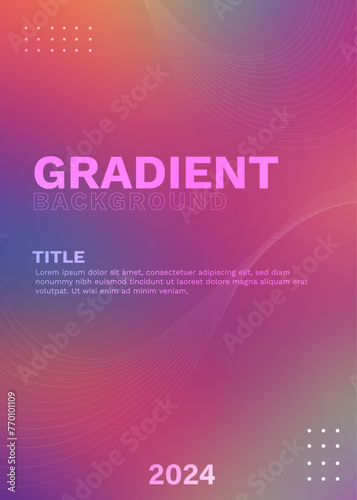 Creative Vivid Colored Vector Gradient for Design Projects