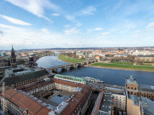Dresden Altstadt (old town) from above