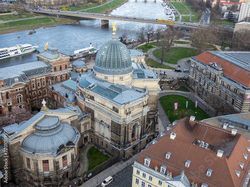 Dresden Altstadt (old town) from above