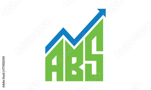 ABS financial logo design vector template. 