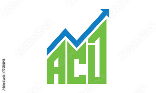ACD financial logo design vector template. 