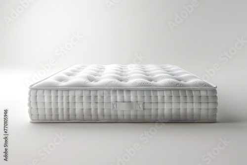 Mattress Placed on White Surface