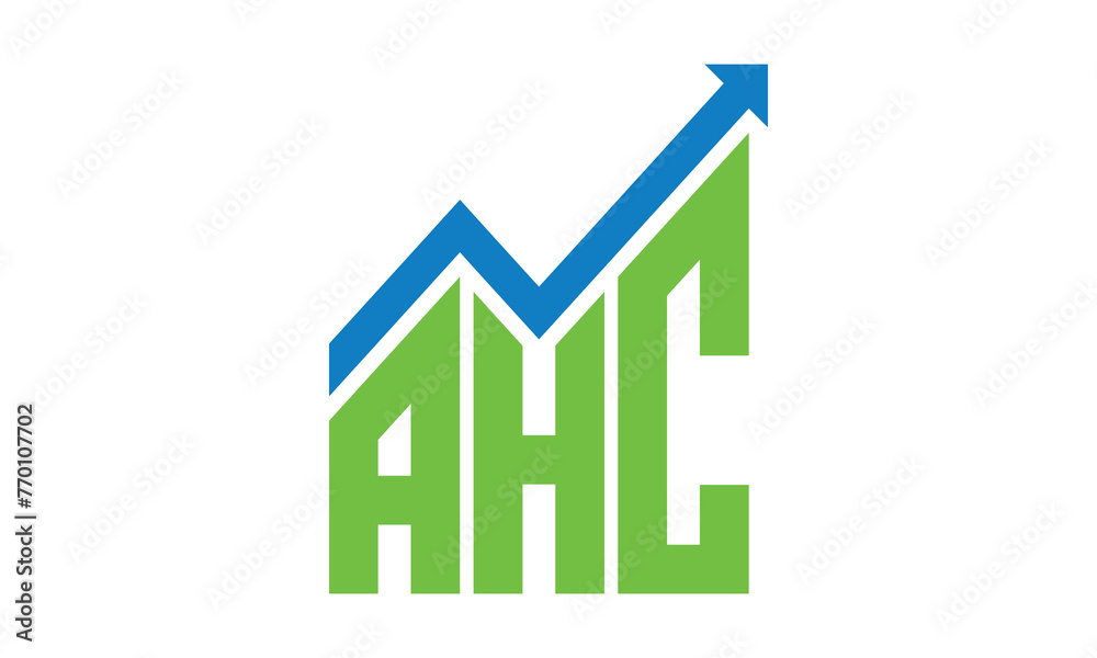AHC financial logo design vector template. AHC financial logo design vector template.