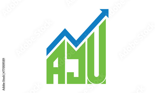 Free Download AJU financial logo design vector template.	 - GFXLoad