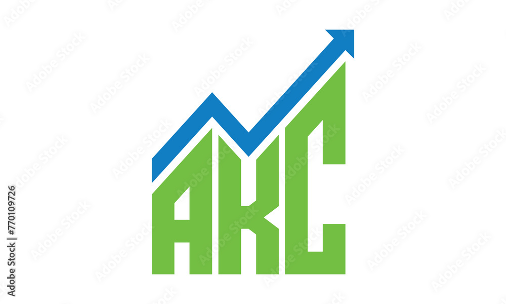 AKC financial logo design vector template. AKC financial logo design vector template.