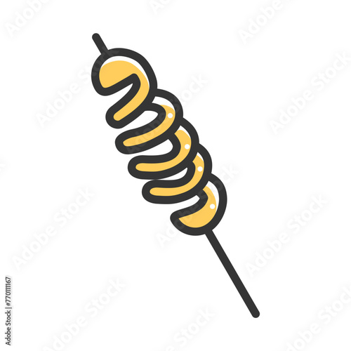 Skewer colored icon pack