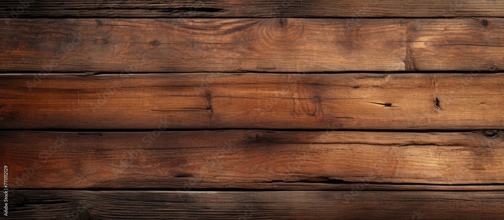 A close up of a brown hardwood floor with a blurred background, showcasing the intricate pattern of rectangular wood planks with tints and shades of wood stain A close up of a brown hardwood floor with a blurred background, showcasing the intricate pattern of rectangular wood planks with tints and shades of wood stain