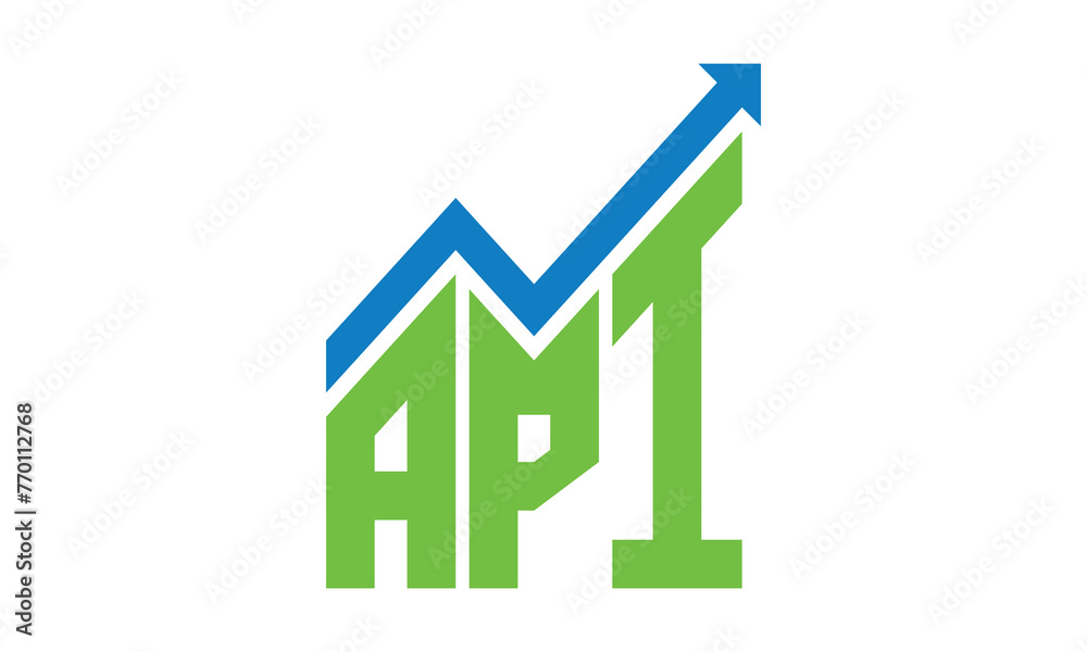 API financial logo design vector template. API financial logo design vector template.