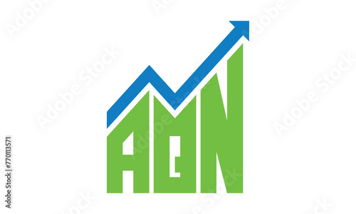 Free Download AQN financial logo design vector template.	 - GFXLoad