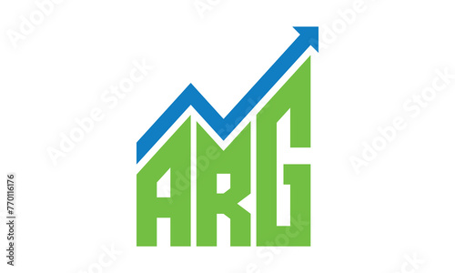 ARG financial logo design vector template. 