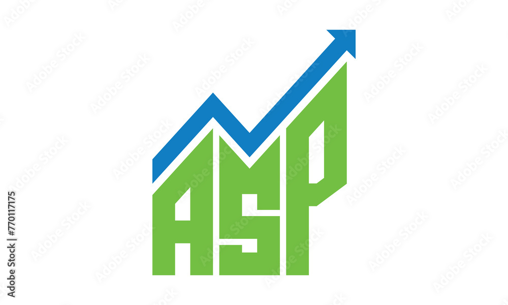 ASP financial logo design vector template. ASP financial logo design vector template.