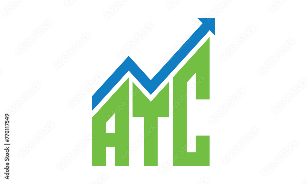 ATC financial logo design vector template. ATC financial logo design vector template.