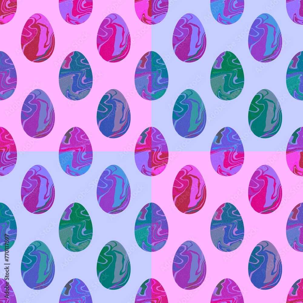 Easter seamless pattern with eggs for wallpaper and fabrics and textiles and packaging and gifts Easter seamless pattern with eggs for wallpaper and fabrics and textiles and packaging and gifts