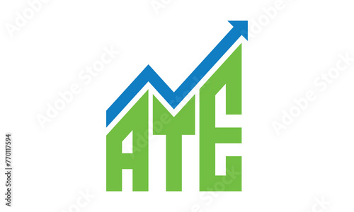 Free Download ATE financial logo design vector template.	 - GFXLoad