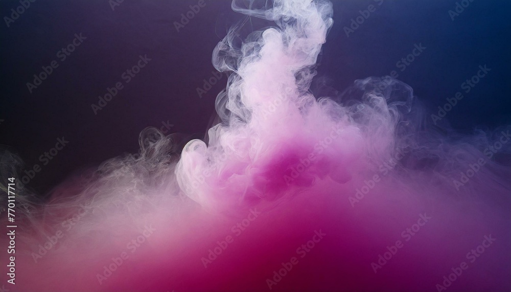 Naklejka premium Atmospheric smoke, abstract color background, close-up