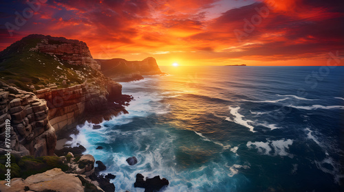 cape point sunset, Cape Town, south africa