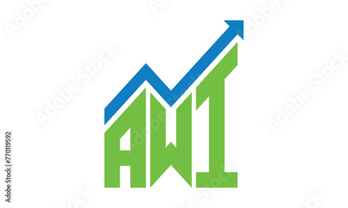 Free Download AWI financial logo design vector template.	 - GFXLoad