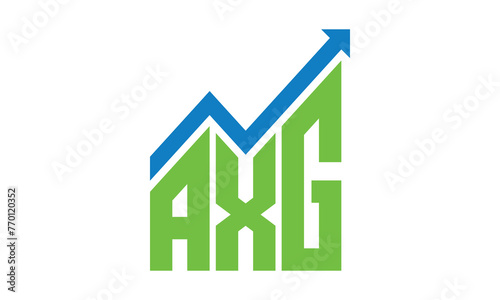 Free Download AXG financial logo design vector template.	 - GFXLoad