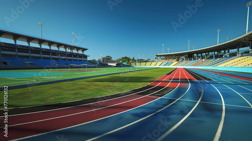Empty Sports Venues: Tracks, Fields, Courts, and Pools