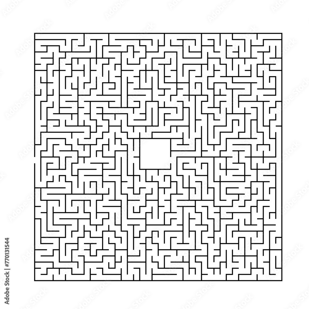 Geometric Maze Shape