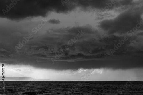 An afternoon of stormy weather on the Cantabrian coast! photo