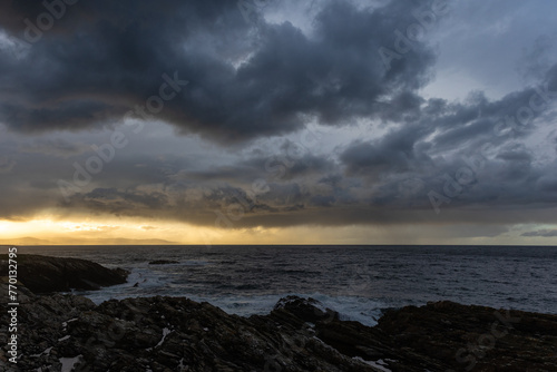 An afternoon of stormy weather on the Cantabrian coast! photo