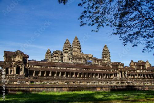Hindu Temples at Angkor wat in cambodia