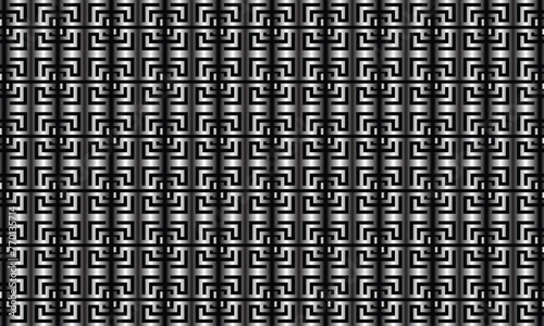 Elevate your designs with a touch of modern elegance using this captivating silver geometric pattern.