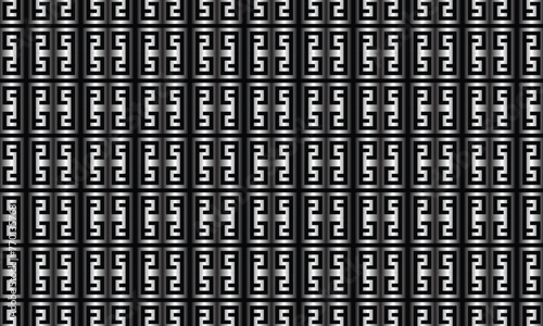 Elevate your designs with a touch of modern elegance using this captivating silver geometric pattern.