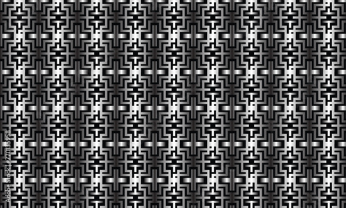 Elevate your designs with a touch of modern elegance using this captivating silver geometric pattern.