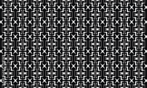 Elevate your designs with a touch of modern elegance using this captivating silver geometric pattern.