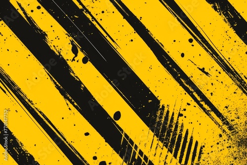 Contemporary modern hipster yellow abstract background with dynamic stripes. Vibrant and stylish visual composition.