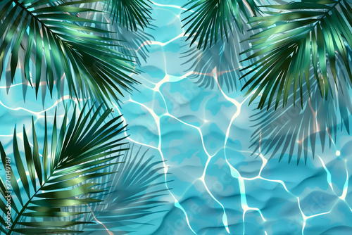 palm tree in the wind