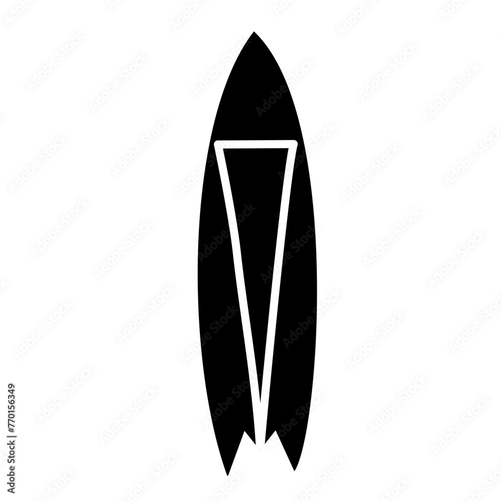 surfboard silhouette icon surfboard silhouette icon