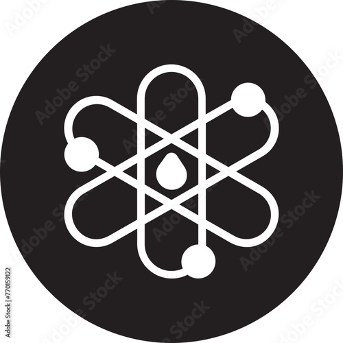 atom glyph icon
