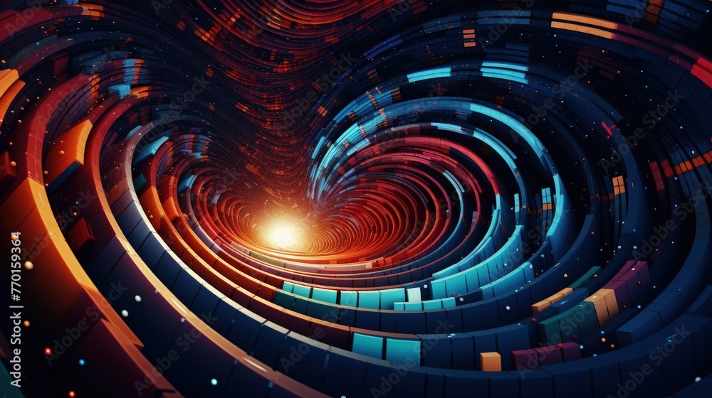 a background with futuristic spirals and dynamic geometric patterns a background with futuristic spirals and dynamic geometric patterns