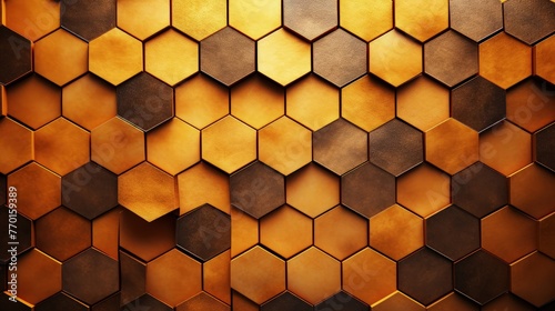 a background with hexagonal tiles arranged in a honeycomb pattern