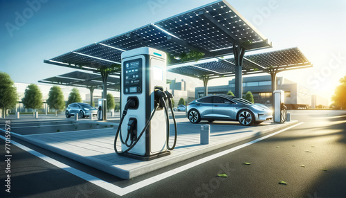 Eco-Friendly Future: Solar-Powered Electric Vehicle Charging Station