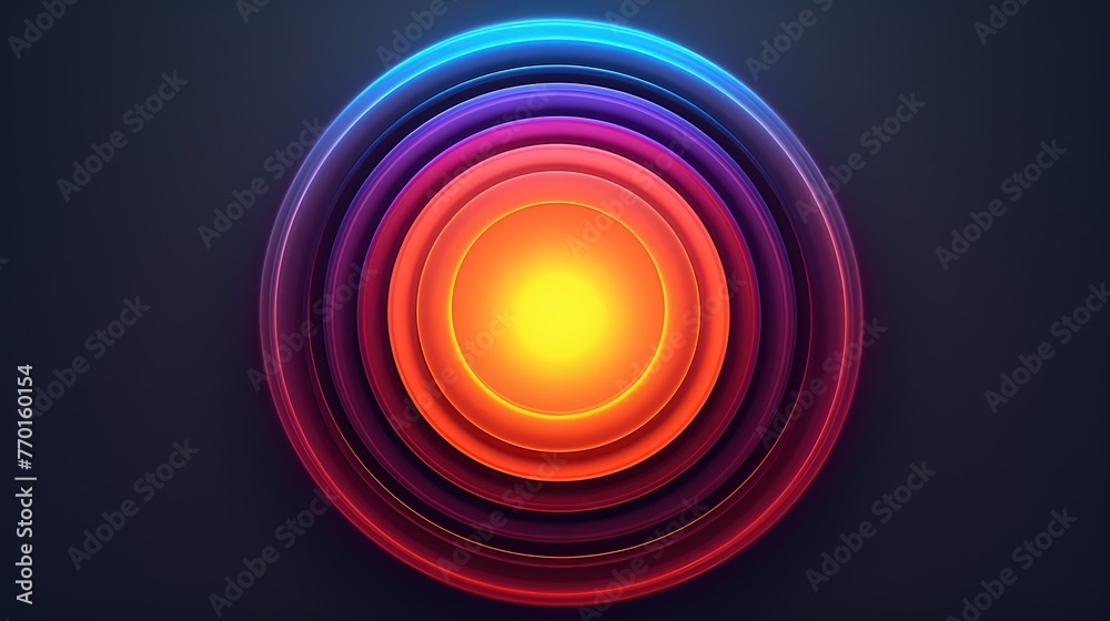 circular rings with a gradient color scheme transitioning smoothly from one hue to another circular rings with a gradient color scheme transitioning smoothly from one hue to another