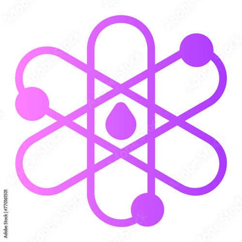 atom gradient icon