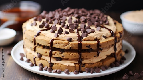 Cookie Dough Cake This edible cookie dough cake is perfect for those who love a delicious (and safe to eat!) raw batter experience.
