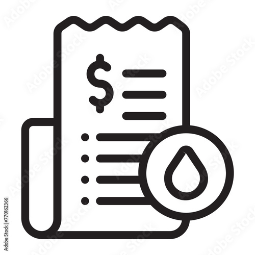 invoice line icon