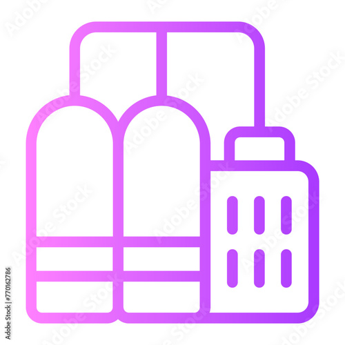 storage tank gradient icon