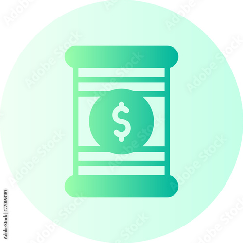 oil price gradient icon