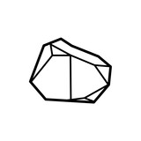 Diamond gemstone illustration 