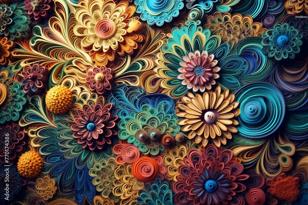 A background displaying an intricate arrangement of colors and textures, producing a visually stunning and dynamic effect. A background displaying an intricate arrangement of colors and textures, producing a visually stunning and dynamic effect.
